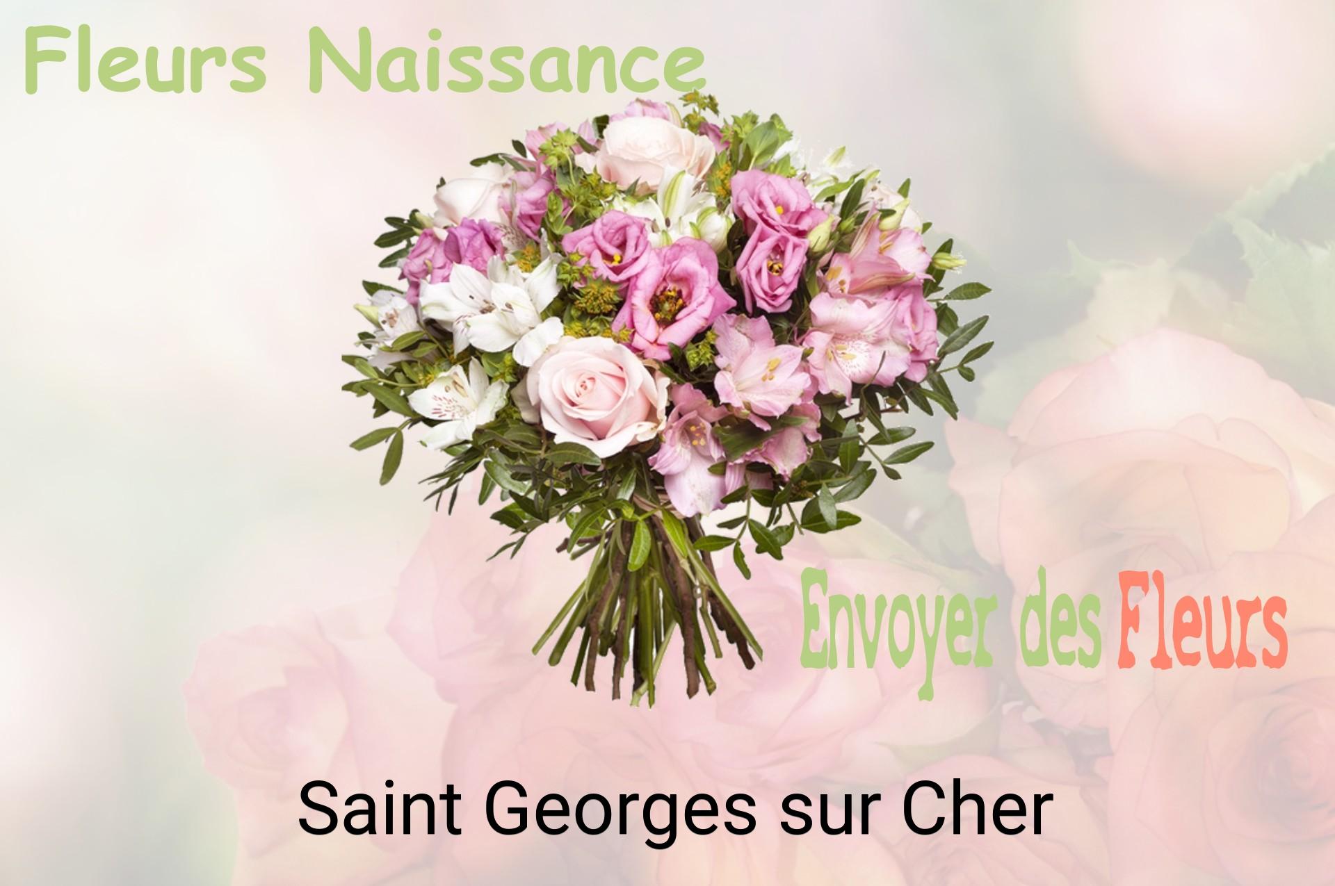 Bouquet de fleurs de naissance livré à Saint-Georges-sur-Cher